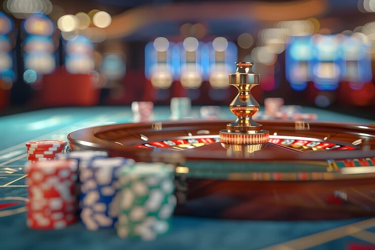 Boom City slot interface on hantogel slot showing reel grid and stake controls